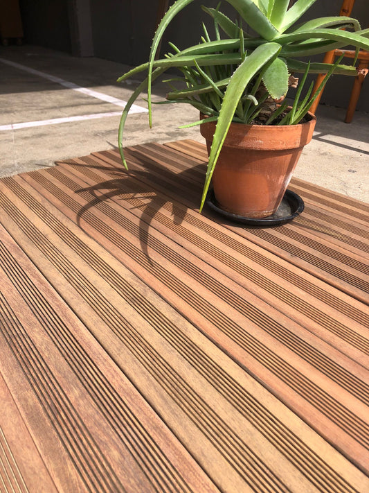 Lame de bois exotique - réemploi remis à neuf