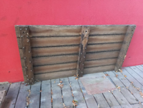 Platelage en bois exotique