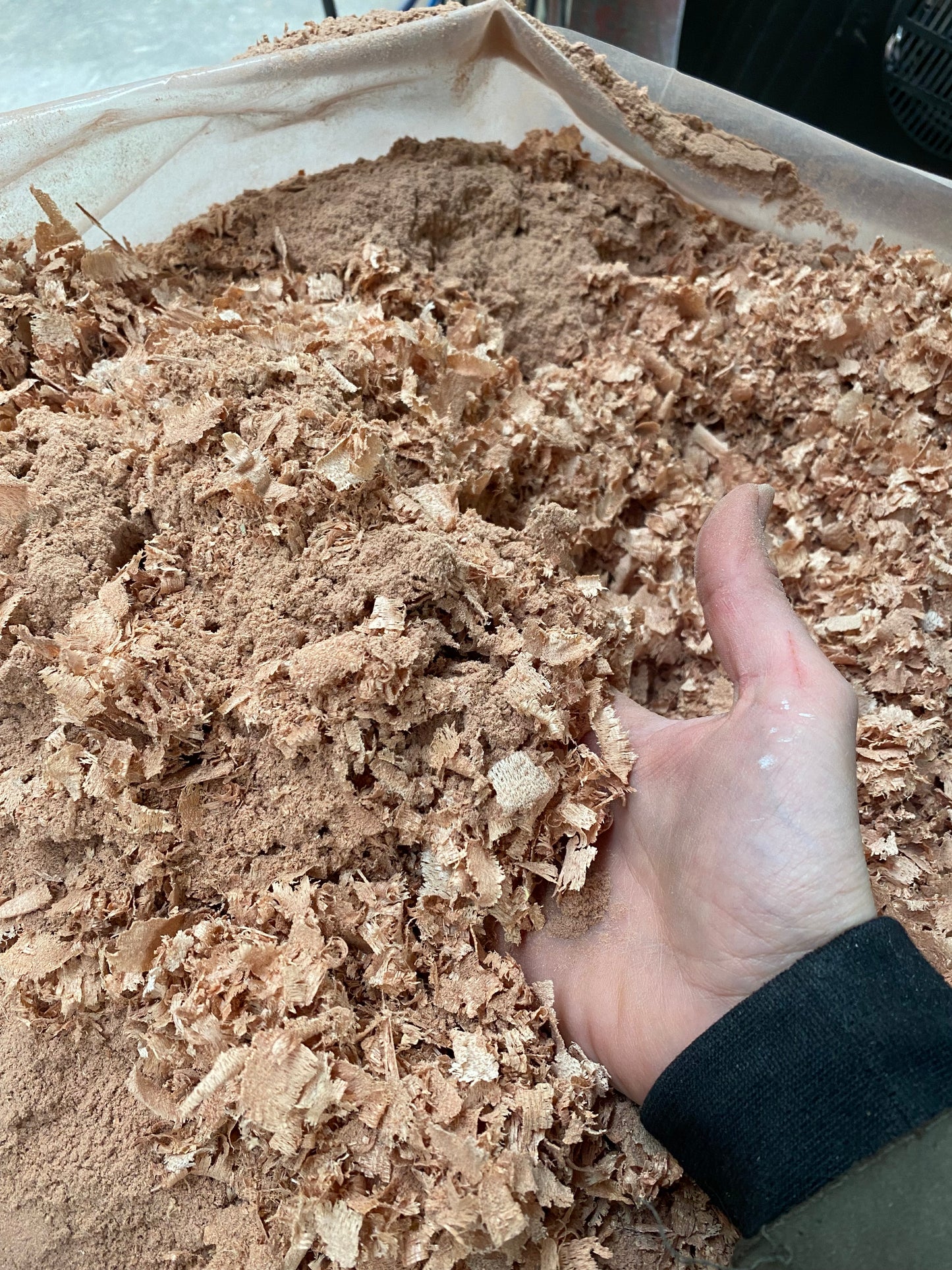 Sciure de bois exotique - sac de 300 litres