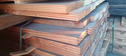 Bardage Douglas naturel classe 3 – Planche 4 m x 27 mm x 95mm