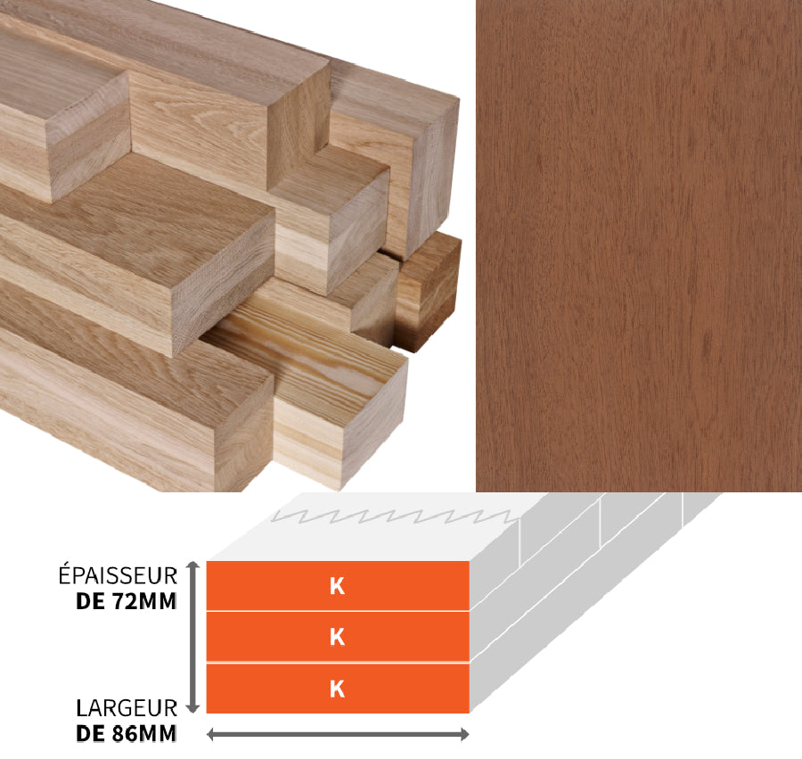 Sciure de bois exotique - sac de 300 litres