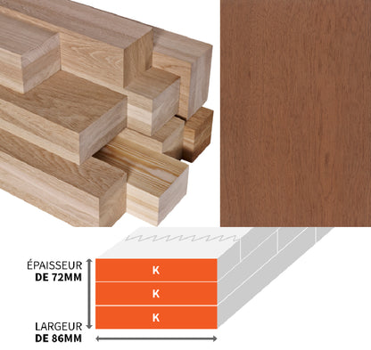 Sciure de bois exotique - sac de 300 litres
